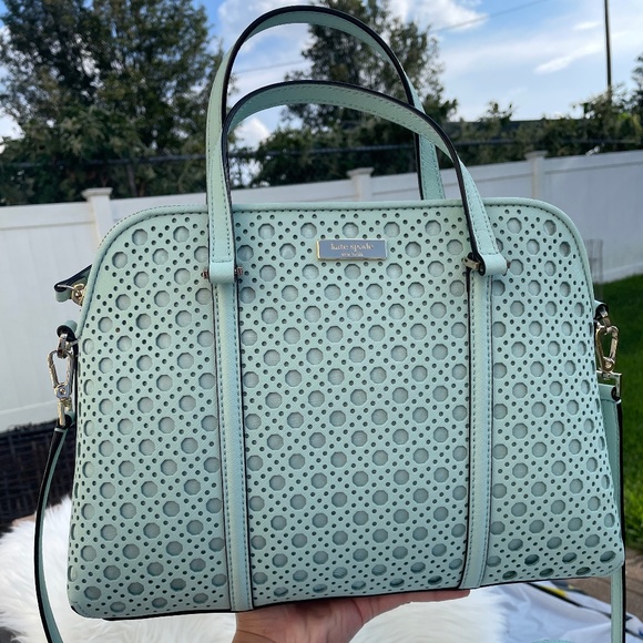 Kate Spade New York Newbury Lane Caning Rachelle Convertible Handbag - Picture 2 of 13